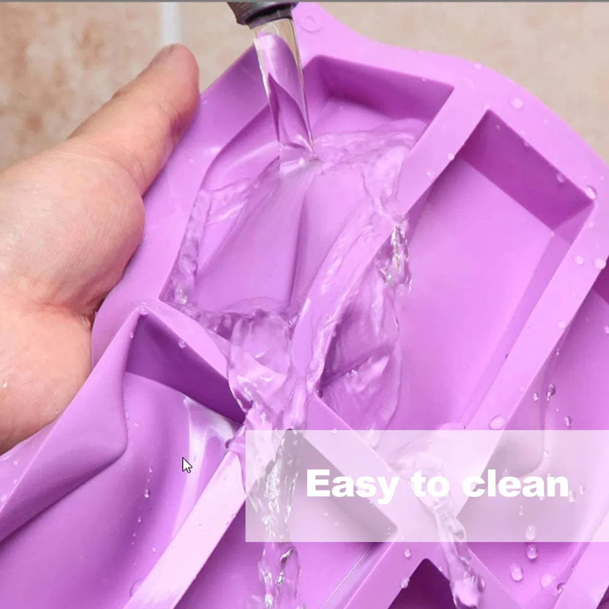 Stampo Silicone Rettangolare, Stampo per Torrone, Stampo in Silicone per Cereali, 4 Pezzi Grandi Barrette Energetiche per Cubetti di Ghiaccio, Biscotti, Tortini, Cioccolato, Dolci