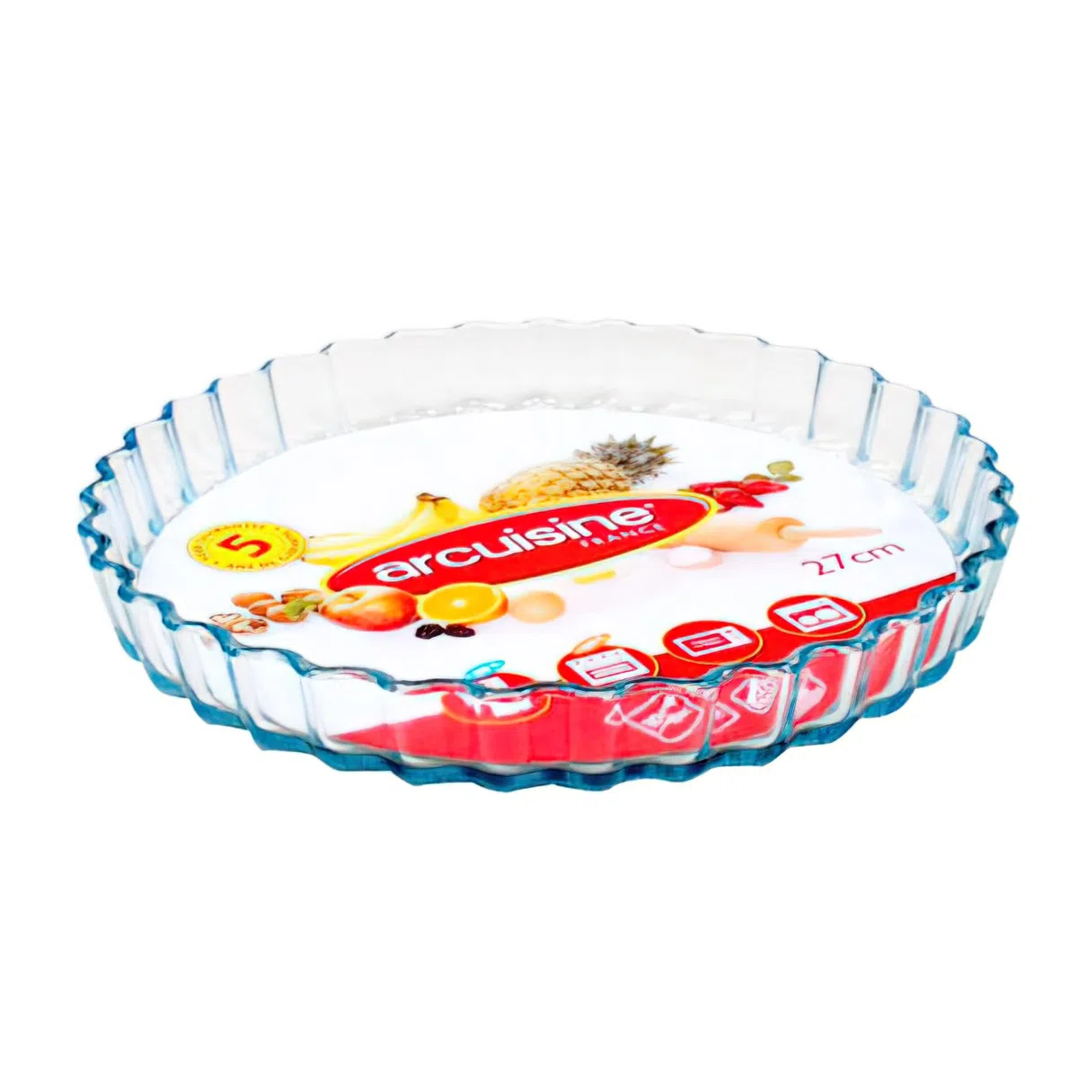 Piatto per Torte 27 cm in Vetro Ref 740803ba
