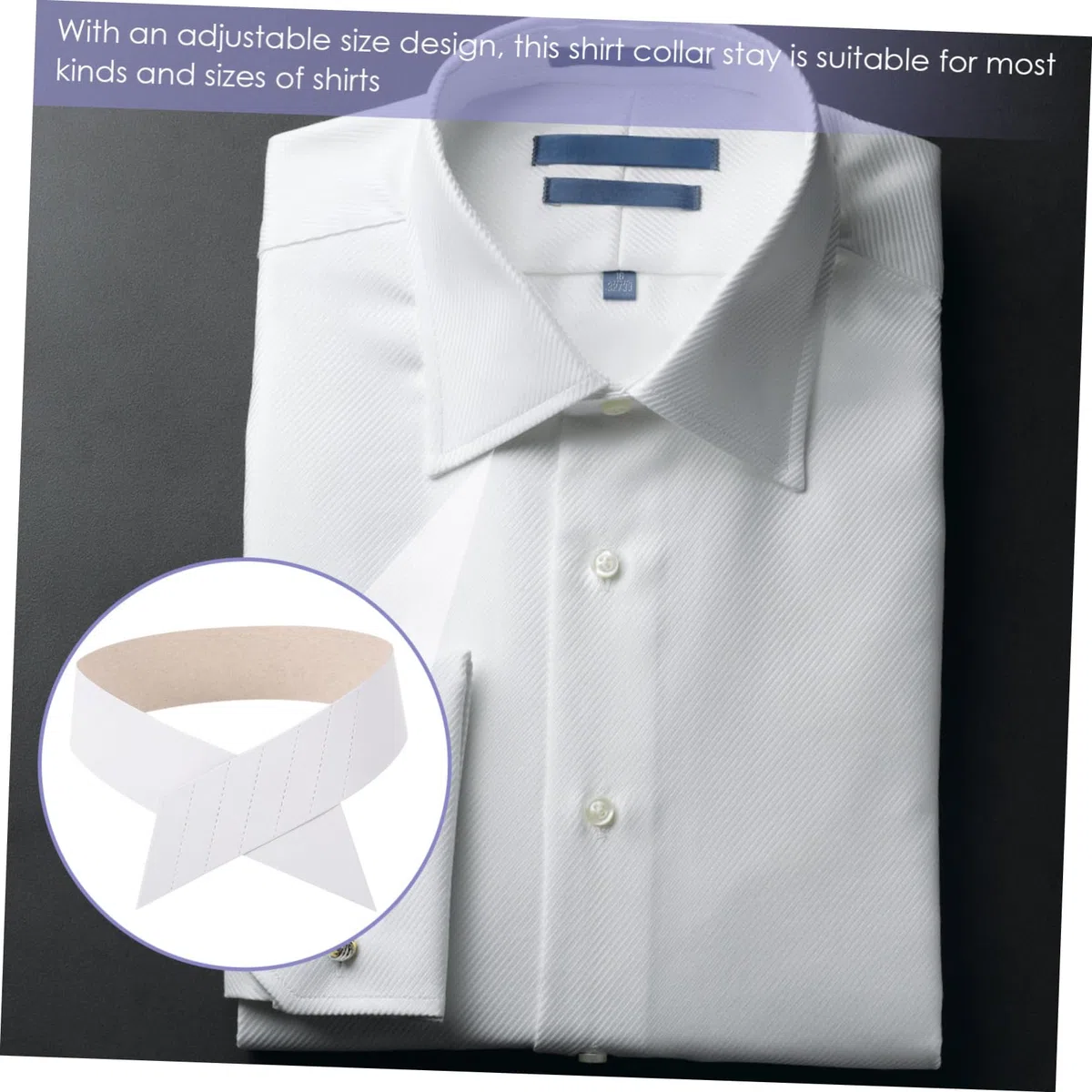 LIFKOME Supporto Colletto Camicia Uomo in Carta Bianco Flessibile e Regolabile per Colletto 100 Pezzi per Mantenere Rigido da Uomo