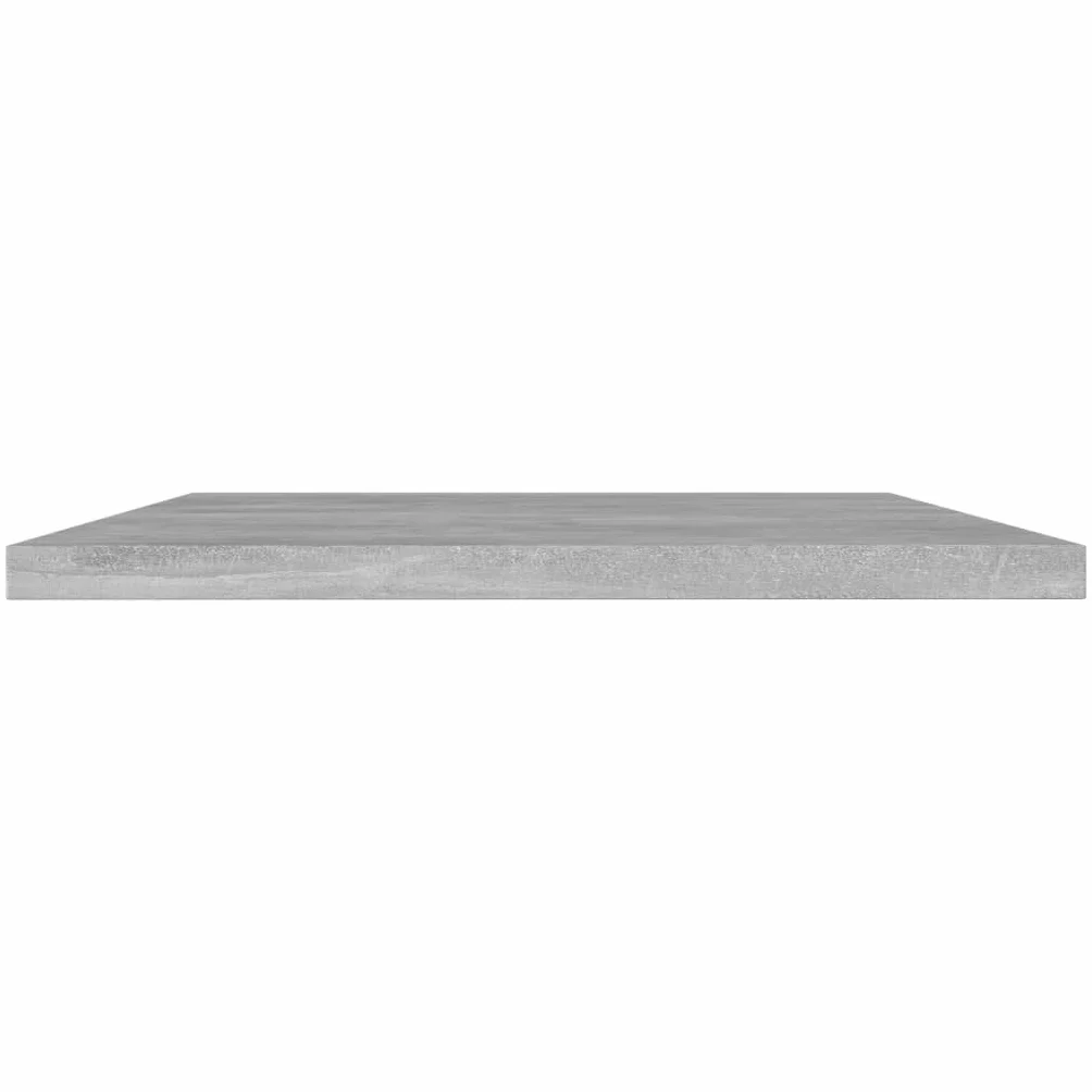 vidaXL Ripiani per Libreria 4pz Grigio Cemento 60x40x1,5cm Multistrato
