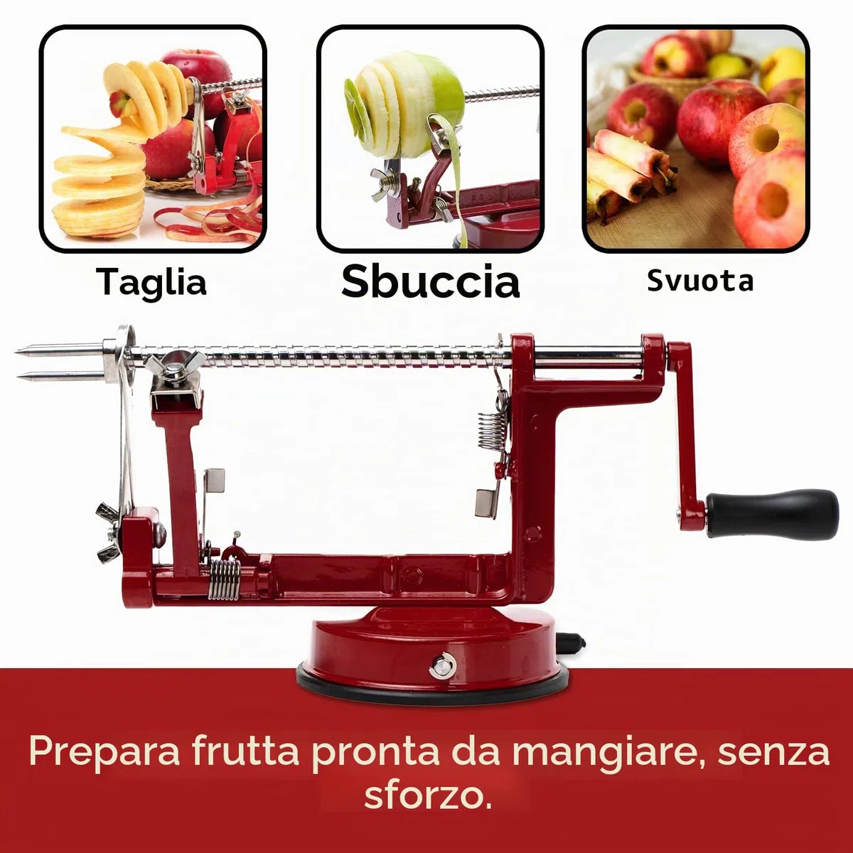 Baumalu Pelapatate in metallo rosso vino 450009