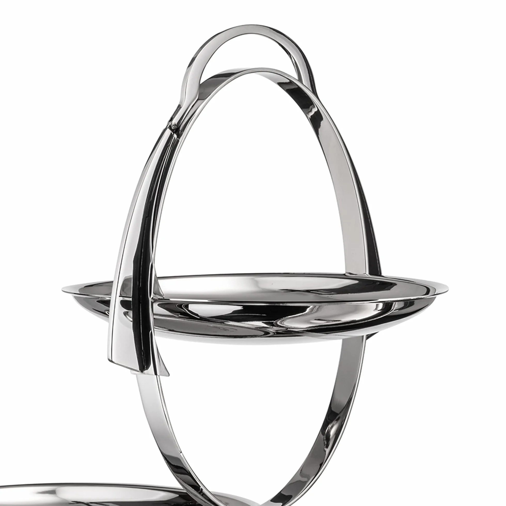 Alessi AM37 Anna Gong, Alzata Pieghevole, Acciaio 18/10, Lucido