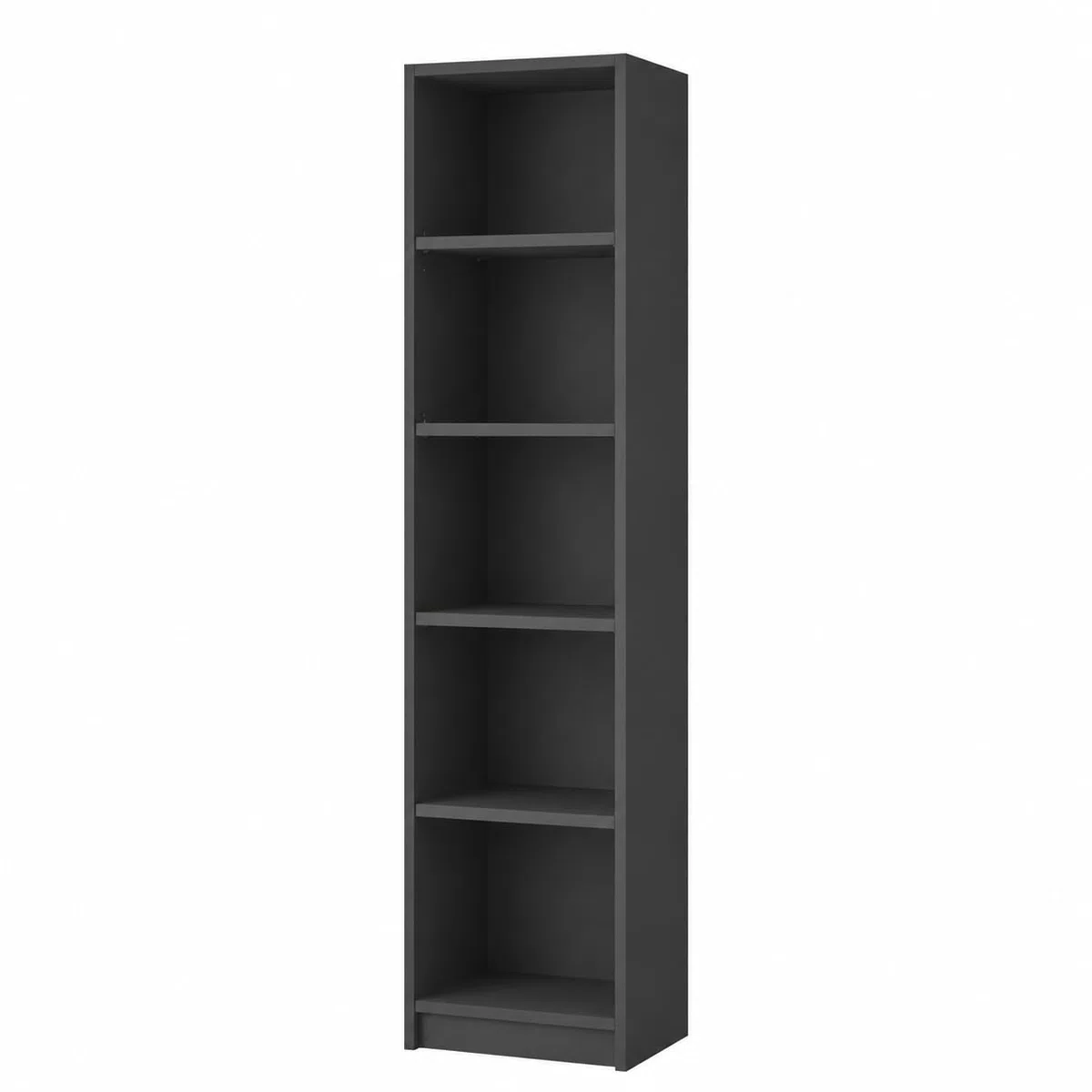 Libreria Verticale a Colonna da Terra 50x31x183 cm, Libreria Salvaspazio a 5 Ripiani, Design Aperto per Ottimizzare lo Spazio, Ideale per Soggiorno, Ufficio e Camera da Letto