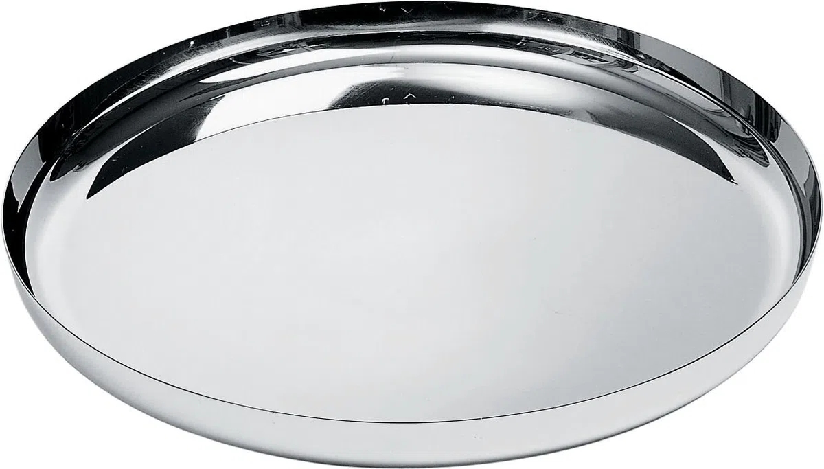 Alessi - JM14/35 L - Vassoio Rotondo in Acciaio Inossidabile 18/10 Lucido.