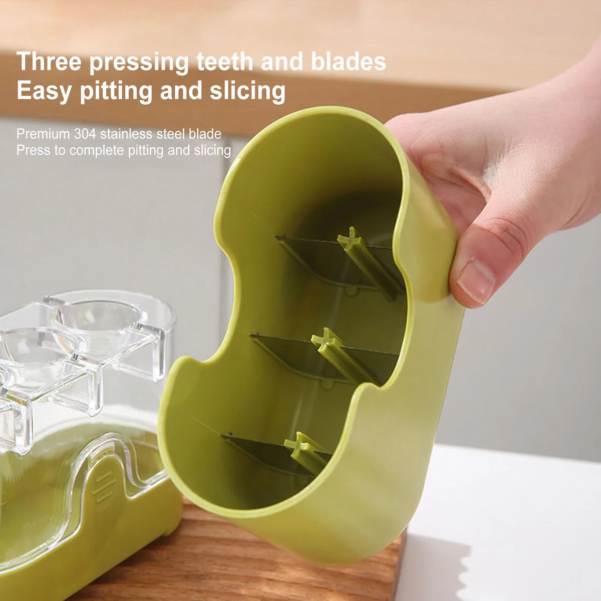 Snocciolive - Rimuovi il Nocciolo Manuale per Olive | Attrezzo da Cucina Ergonomico per Snocciolare Frutta | Ideale per Casa Ristoranti Preparazioni Cottura