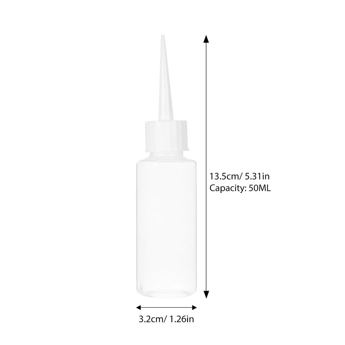 Condimento Bottiglie Spremere di con Coperchio Tappo per Senape olio d' oliva 50ML 4PCS