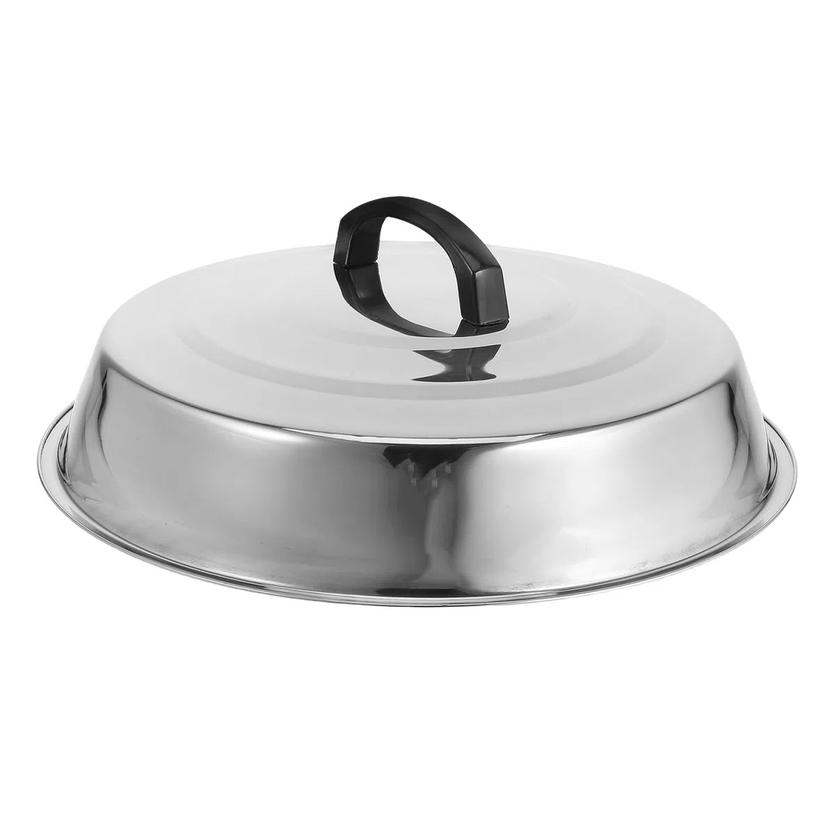 Copertura per Barbecue in Acciaio Inox 32 CM, Coperchio a Cupola per Bistecca Struttura Robusta, Adatto per Cucina all'Aperto e Campeggio