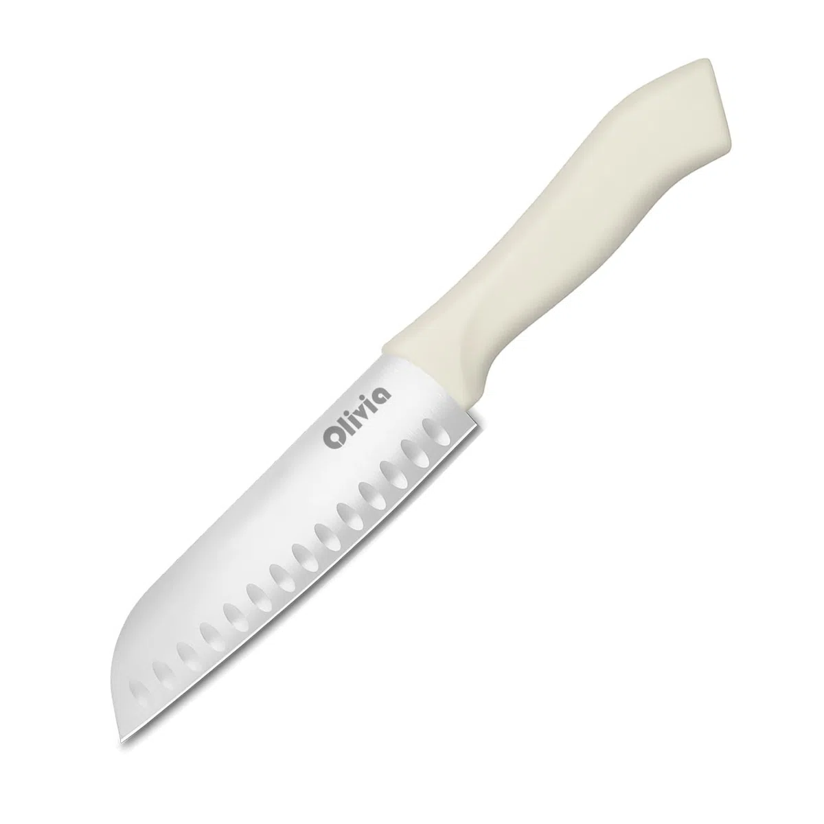 Coltello da Cucina Professionale in Acciao Inox - Lama da 17cm - Coltello affilato per tagliare Alimenti - Impugnatura Ergonomica in plastica - Coltello da Cuoco e Macellaio