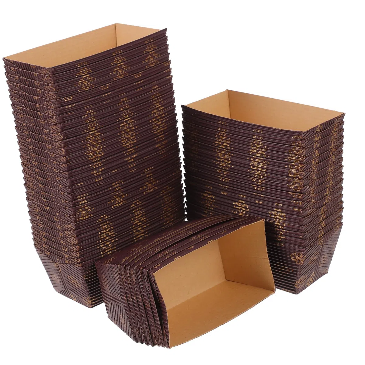 Holibanna Stampi Per Plumcake in Carta Resistenti, Teglie Rettangolari Usa e Getta Per Pane Da Forno, 50 Pezzi Per Panetterie, Pasticcerie, Ristoranti e Cottura Fai Da Te