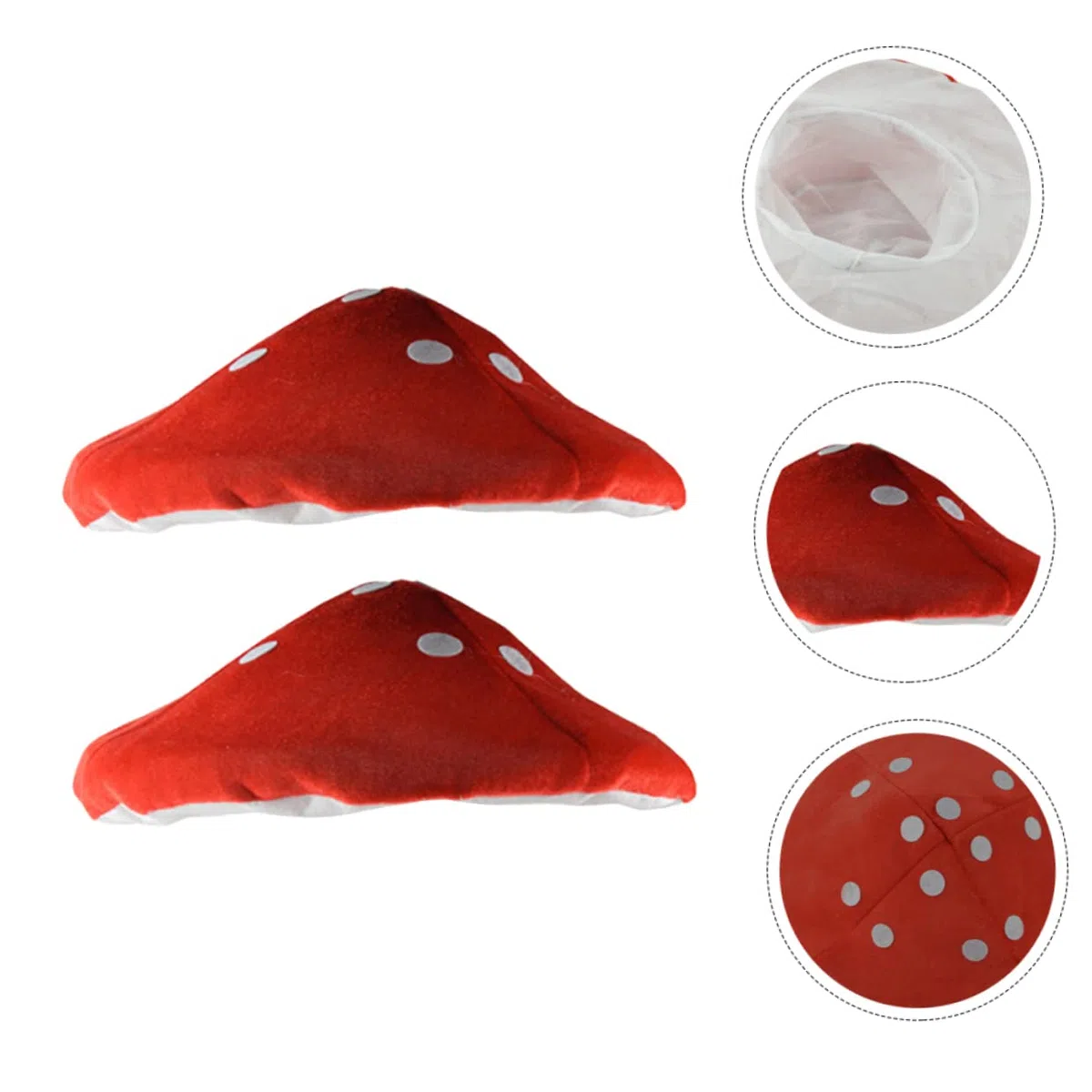2 Pezzi Cappelli Divertenti a Forma di Fungo per Bambini Accessori per Feste E Costumi Copricapi Creativi per Fotografie E Giochi di Ruolo Design Colorato E Leggero 15.35In