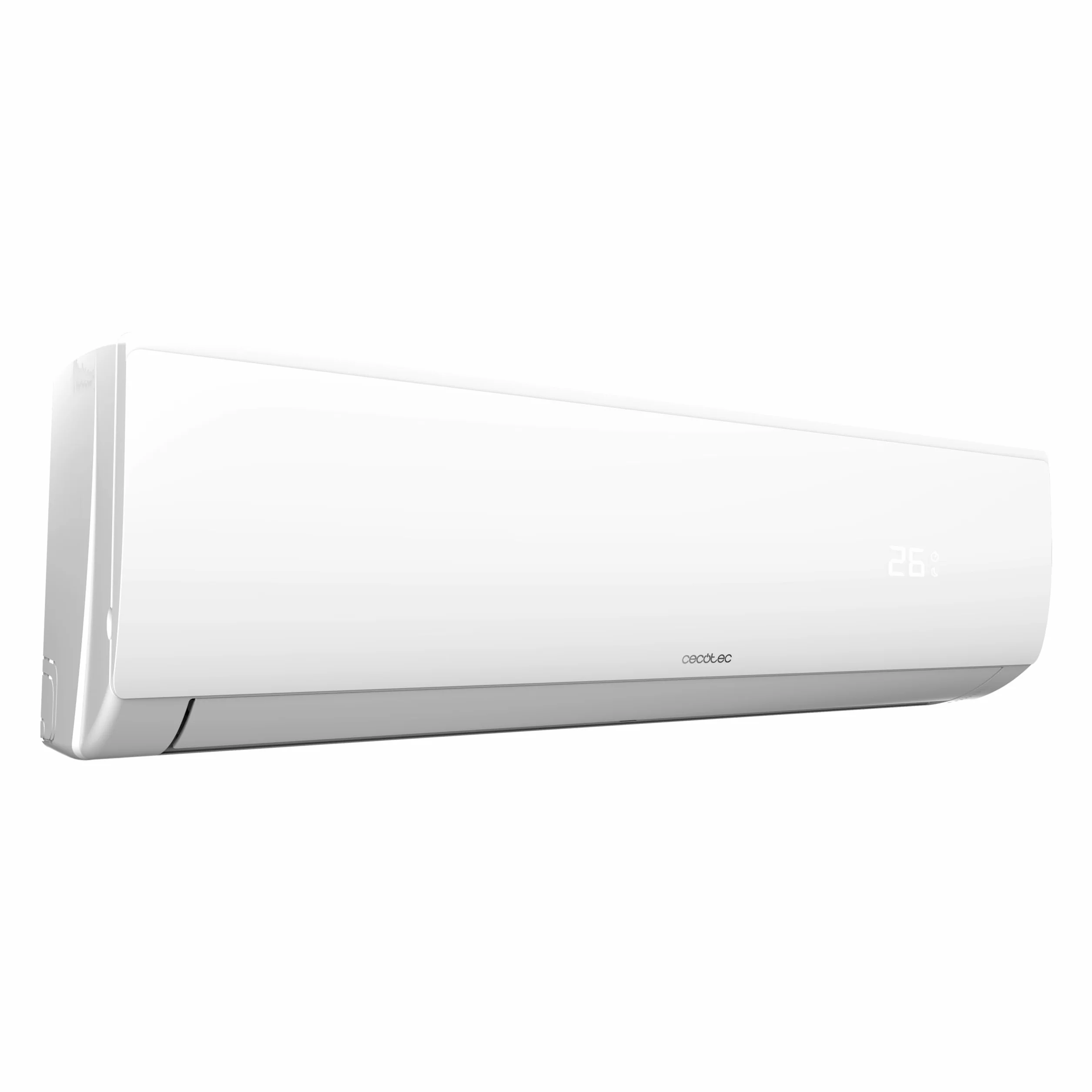Cecotec Condizionatore Split AirClima 12000 Smartfresh 12000 BTU, Motore DC, Pompa di calore, Telecomando, Display LED, Sistema Inverter, 5 Modalità, 8 Velocità, Copertura 22 m2