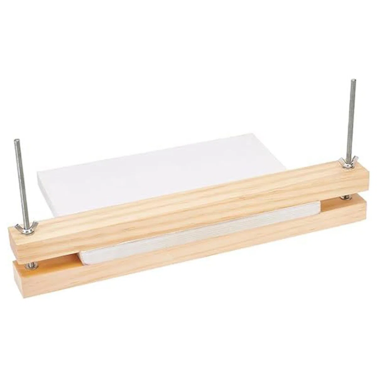 Pressa per carta piatta Rilegatrici portatili multifunzionali Pressa per rilegatura in legno per rilegatura di libri fai da te per la casa scolastica