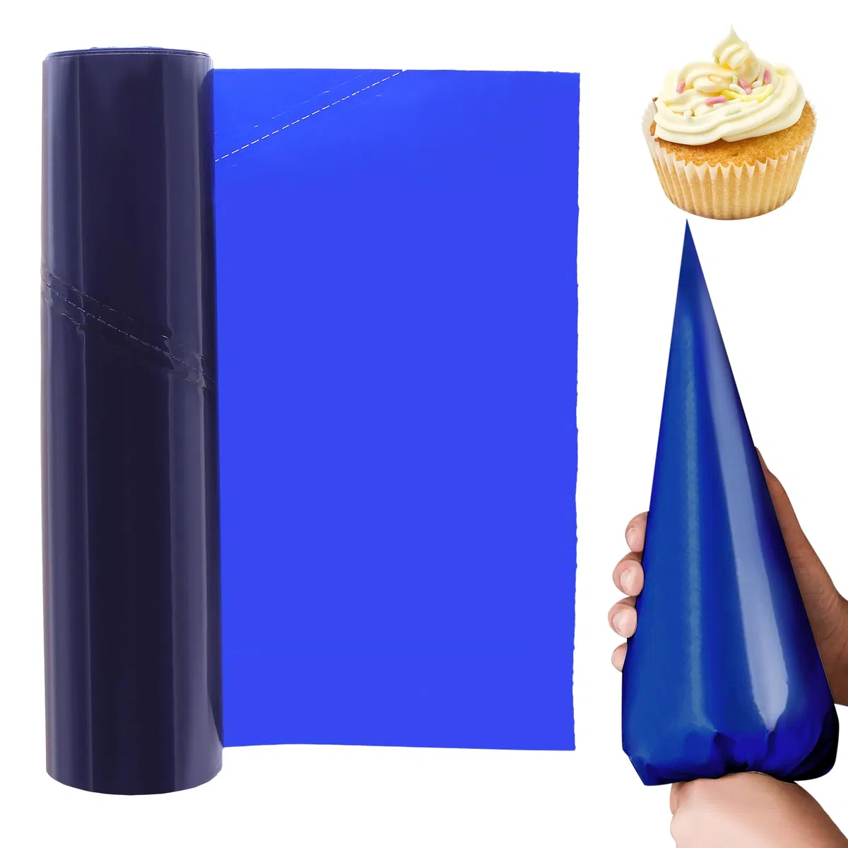 Set di sacchetti da pasticcere Runyu, 50 pezzi, 52 cm, extra grandi, sacchetti da pasticcere usa e getta per decorare dolci e torte