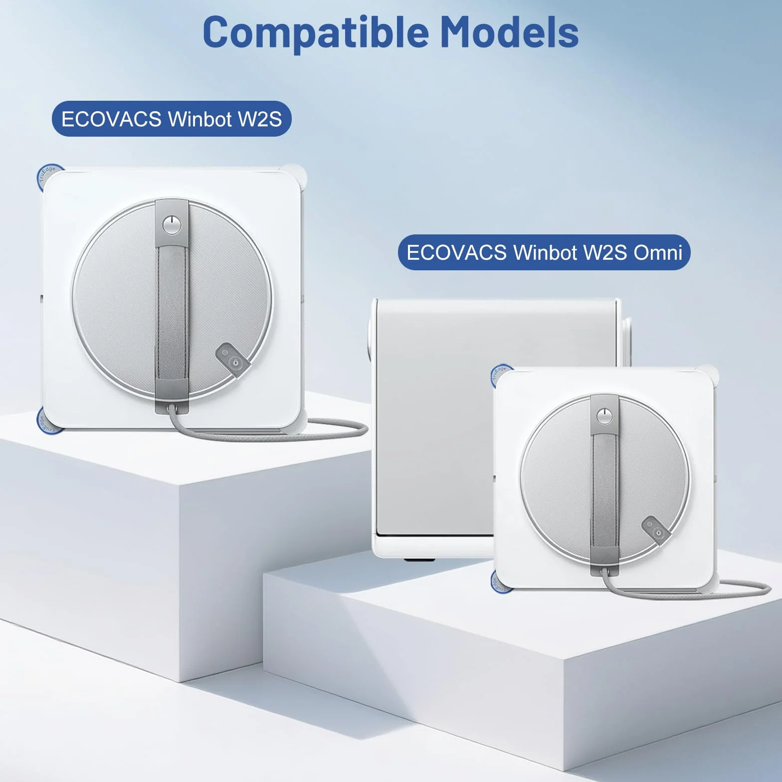 12 Pezzi Panno Pulizia per Ecovacs Winbot W2S/W2S Omni Kit, Robot Lavavetri Finestre Panni in Microfibra Lavabili, per Pulire Efficacemente Macchie, Polvere Dalle Finestre
