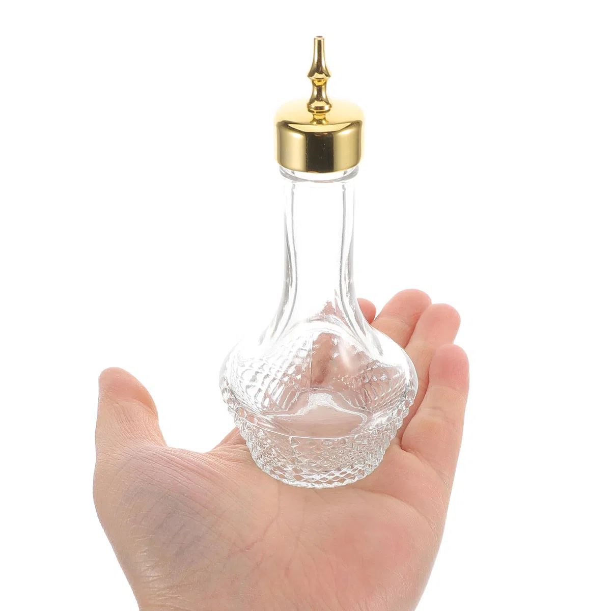 Bottiglia in Vetro per Amaro Dispenser per Liquori, Design Pratico e Resistente, per Cocktail e Feste in Casa o Bar Colore Casuale