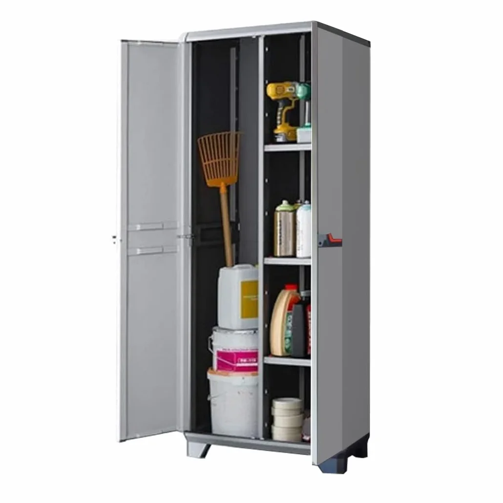 Generico Armadio Alto Portascope per Balcone e Giardino 68x39x173cm