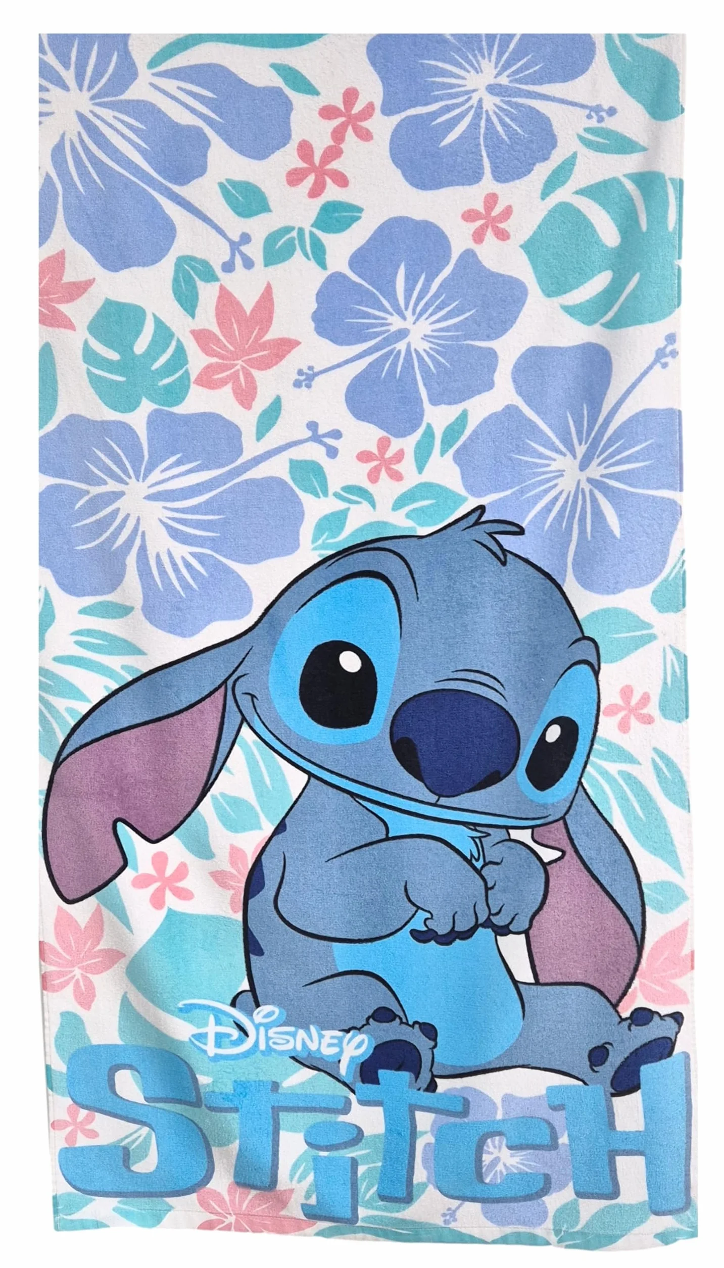 Theonoi Disney Lilo und Stitch - Asciugamano da bagno per bambini, 70 x 140 cm, 100% cotone, per ragazzi e ragazze, standard Öko Tex
