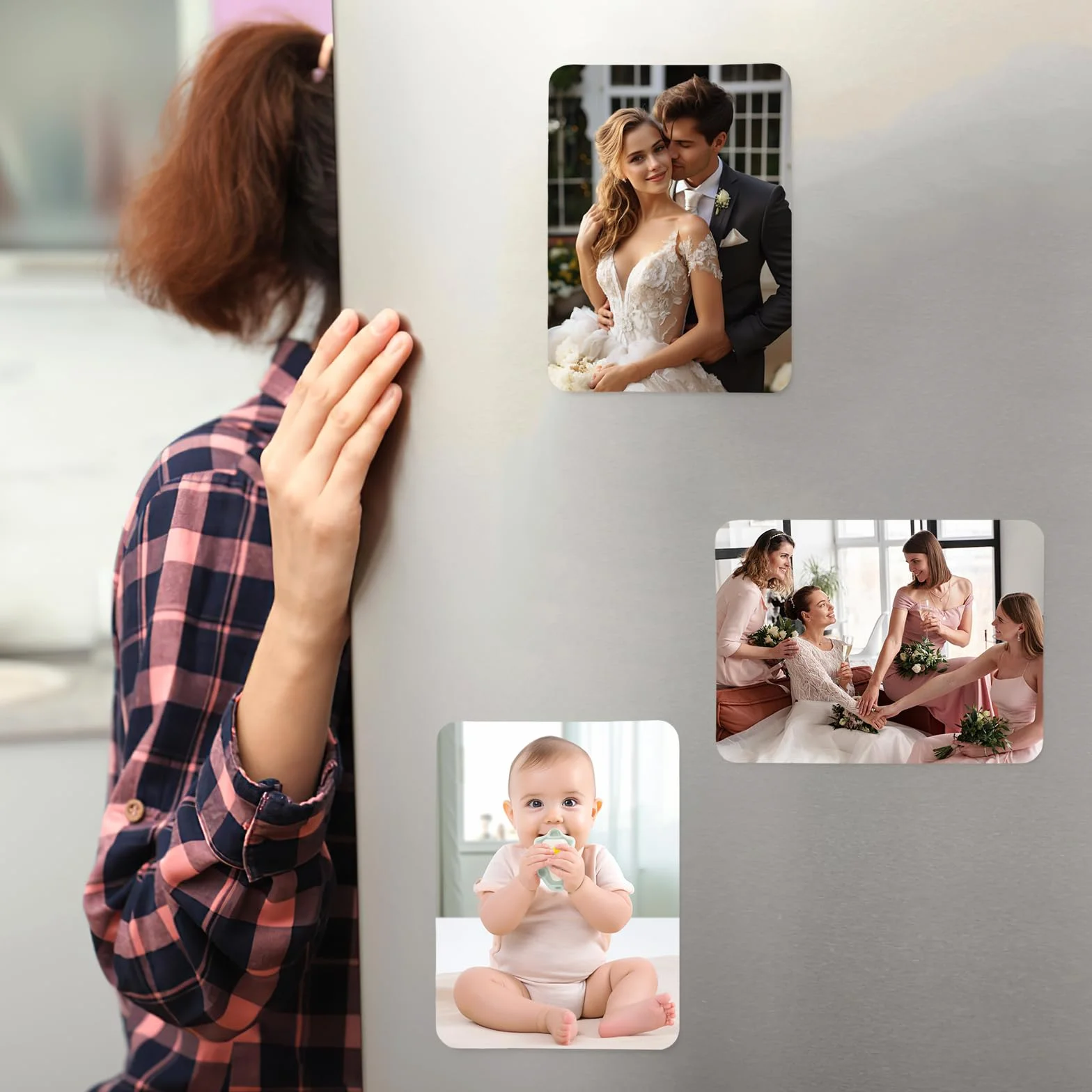 20 Pezzi Magneti da Frigorifero, Sublimazione in Bianco, Magnete Frigo Personalizzabile, Magnete Potente Frigo, per Frigorifero, Lavagna, Cucina Casa, Decorazione da Parete Fai-da-te (6,5 X 9 cm)