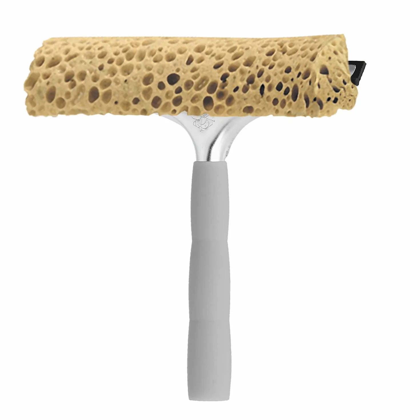 Apex Lavavetri con Spugna Extra-Resistente, Gomma e Struttura in Metallo – Impugnatura Ergonomica – Ideale per Auto e Vetri Esterni – Attacco Universale per Manici