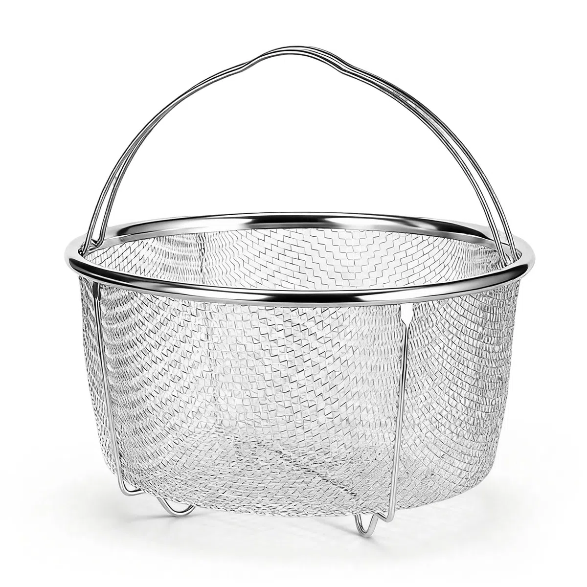 Cestello Per Cottura A Vapore In Rete, Cestello Per Cottura A Vapore In Rete Al Calore Cestello Per Cottura A Vapore In Metallo Cottura A Vapore Per Lavare O Cuocere A Vapore Le Verdure(18cm)