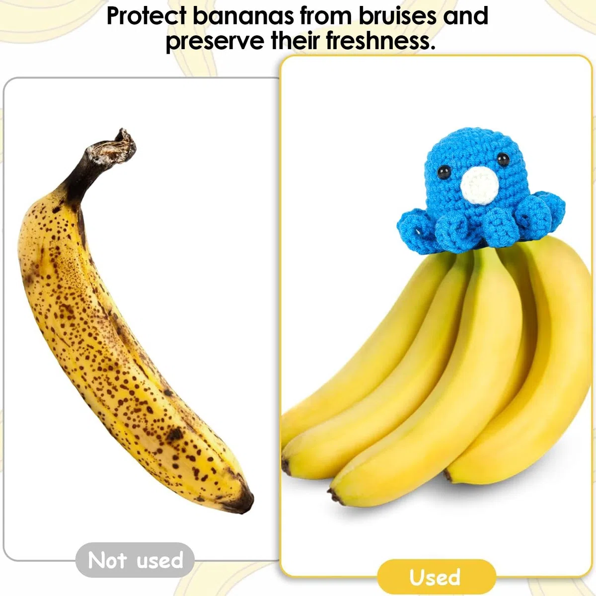 Banane Salvataggio Cappelli Banana, Per Banane, Crochet Banana, Riutilizzabile Per Cucina Casa