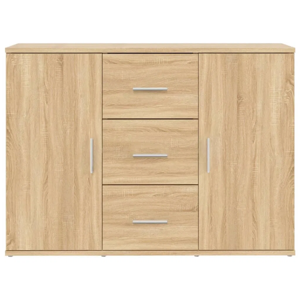 vidaXL Credenza Rovere Sonoma 91x29,5x65 cm in Legno Multistrato