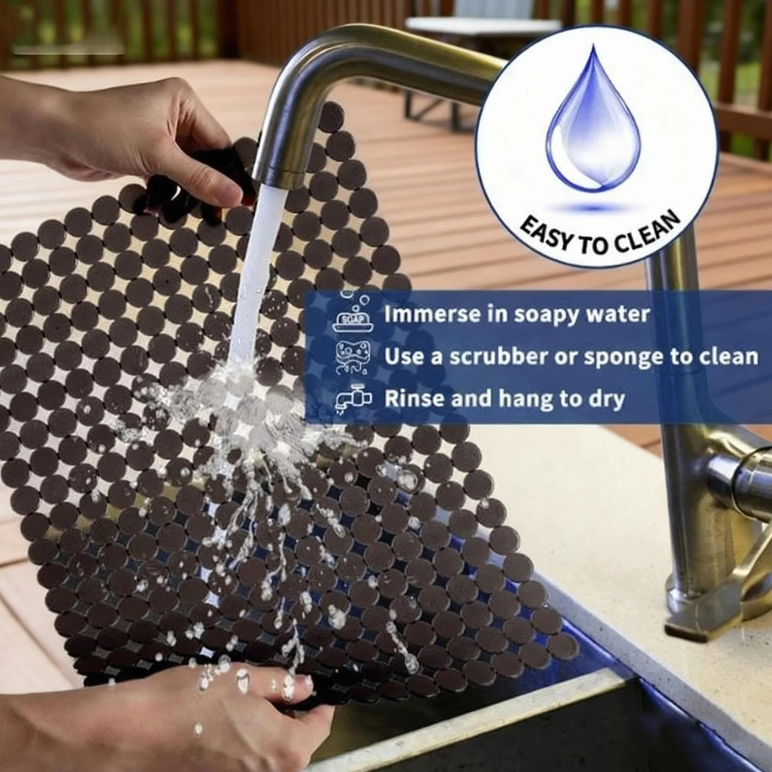 2 Pezzi Tappetino Lavello Cucina 30 x 40 cm Tappetino Scolapiatti Ritagliabile in PVC Anti-Scratch Drenaggio Rapido Tappetino Protettivo per Lavello (Nero)