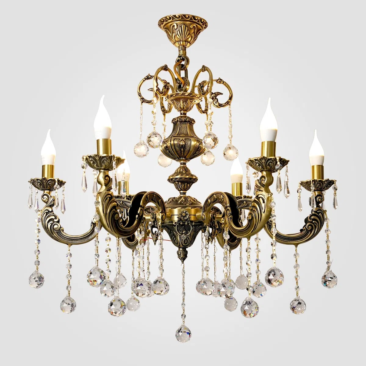 PATIKIL 12 manicotti alti per candelabri da 6,6 cm, in plastica, E12, per portalampada a goccia, per lampade a candela in cristallo, bianco