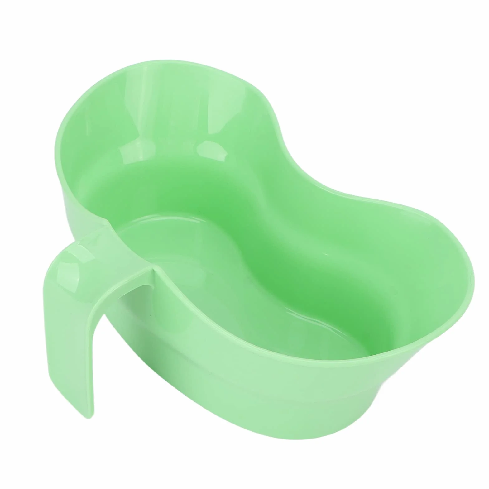 Ciotole di vomito di plastica, grande diametro interno curvo cura orale che ricicla la ciotola per il letto anziano