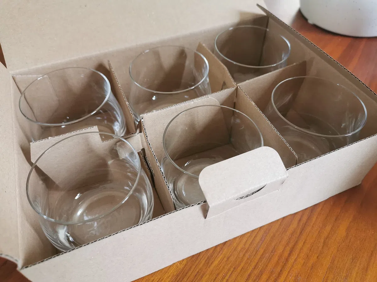 Set da 6 bicchieri da liquore originali AMARO RUBINO in vetro