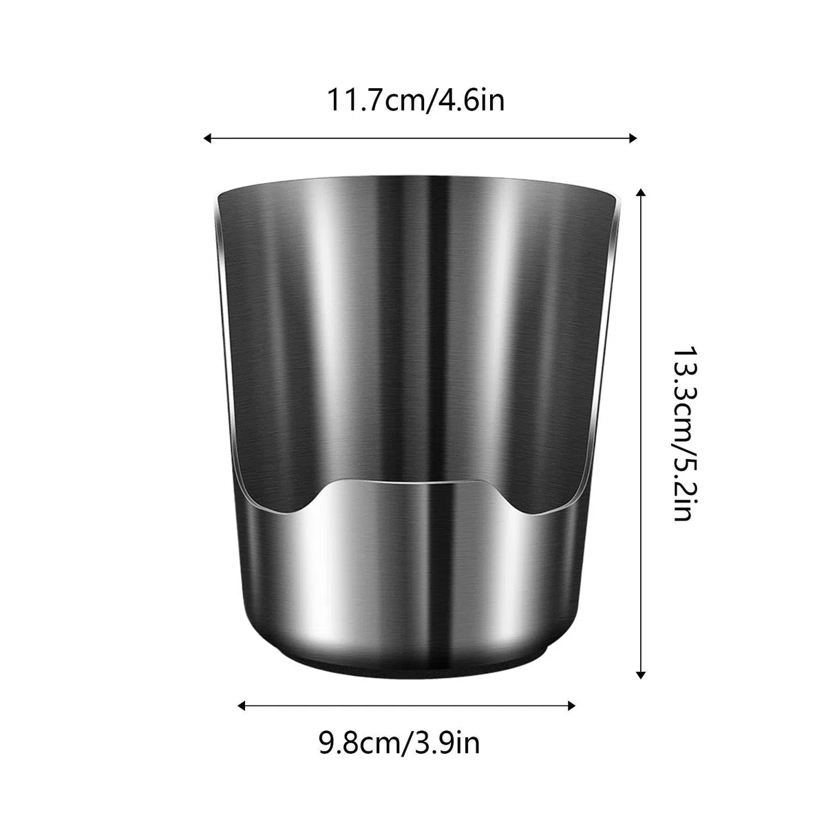 Generico Poggia Cucchiaio e Coperchio - Acciaio 304 9.8 cm Supporto Cucina Multiuso | Porta Mestolo Anti Goccia con Base Antiscivolo per Piano Cottura Tavolo Cucina Organizzazione Casa