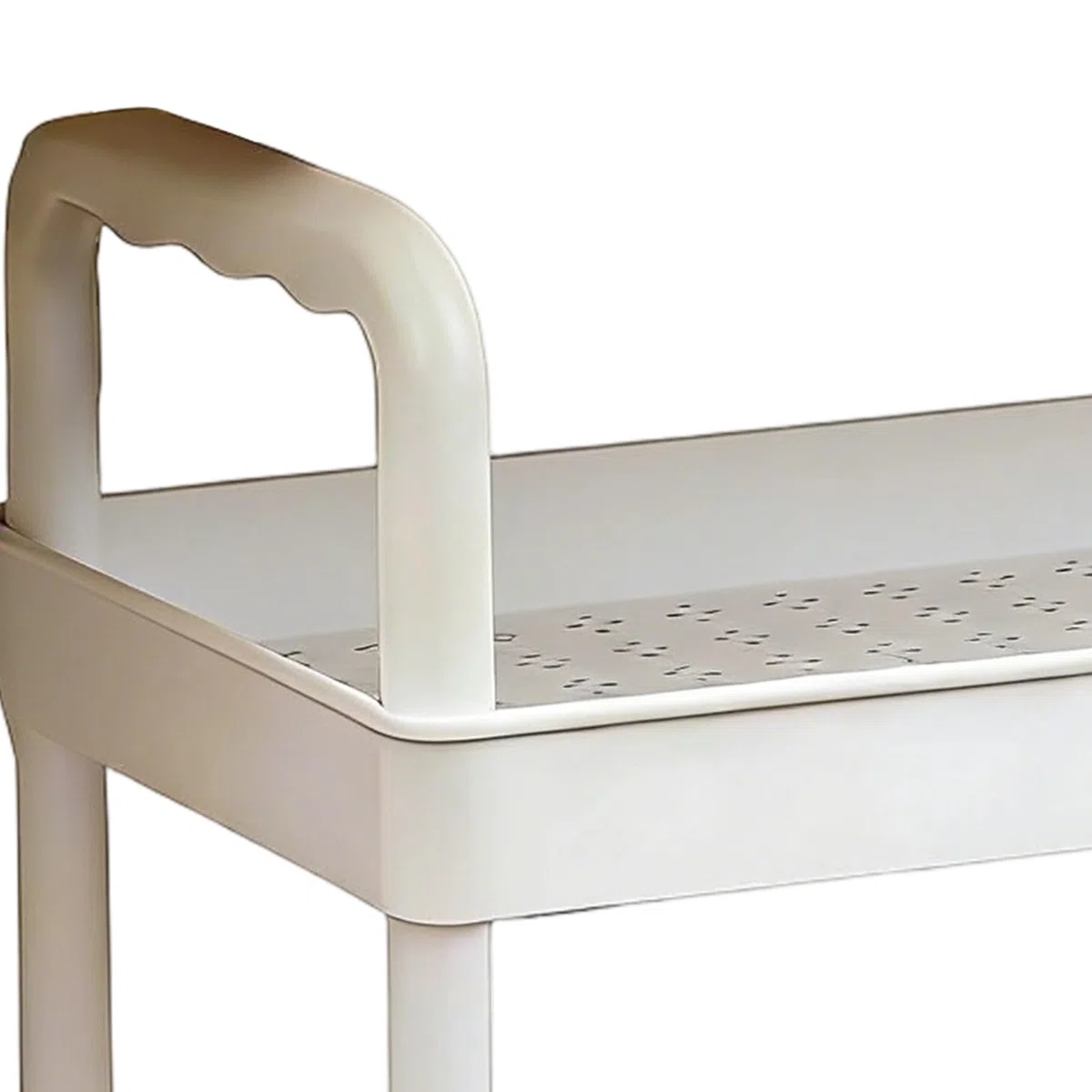 Carrello Con Rotelle A 2 Livelli, Scaffale Mobile Con Ruote, Carrello Multiuso Con Struttura In Metallo Resistente, Scaffale Versatile, Organizer Per La Casa Con Design Scorrevole E Scorrevole, Carrel