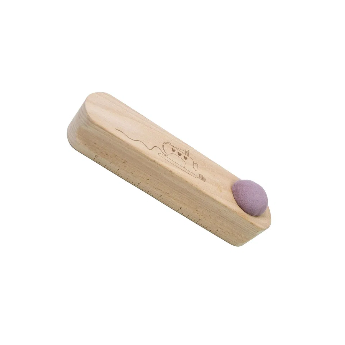 Strumento per la pressatura delle cuciture in legno di faggio artigianale, realizzato con maestria artigianale per cuciture perfette e facile da