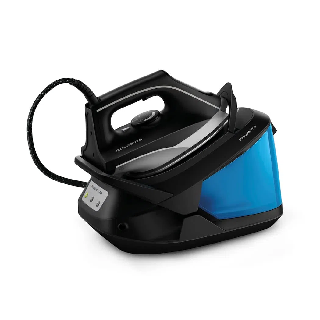 Rowenta Turbosteam Generatore di vapore, Pressione della pompa intensa da 6,5 bar, Getto di vapore da 350 g/min, Serbatoio dell'acqua amovibile da 1,7 litri, Piastra antigraffio, Modalità Eco, VR8320