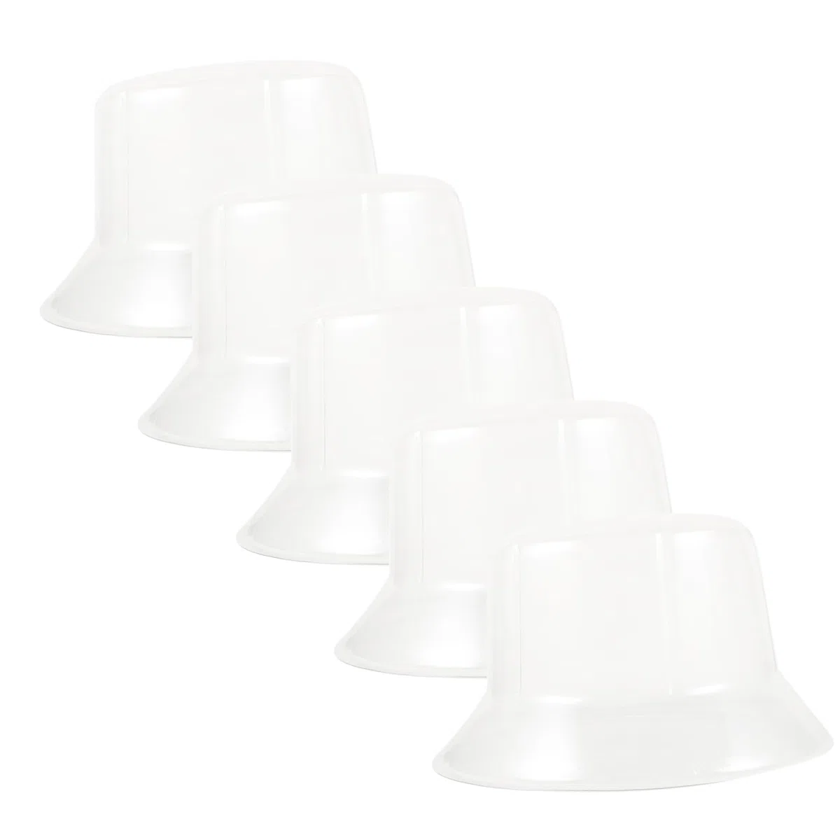 Supporto per Cappelli 5 Pezzi in Plastico Leggero Struttura a Piatto, Mantiene la Forma per Amanti dei Cappelli e Collezionisti, per Esposizione e Conservazione