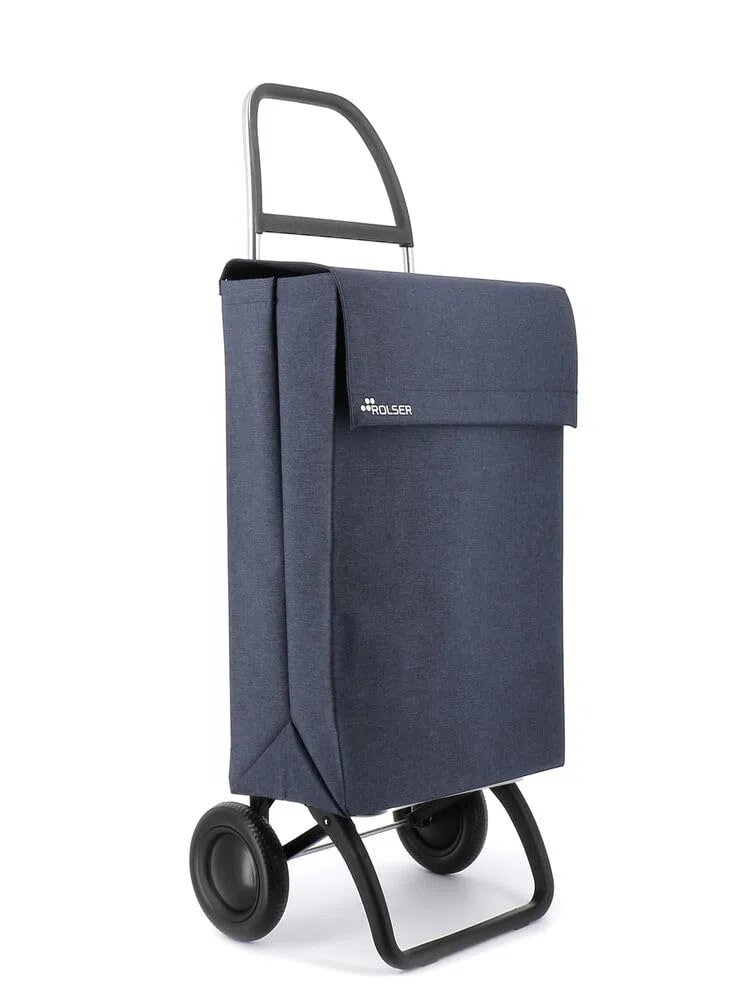 Carrello Portaspesa Rolser Jean Tweed 2 ruote - Marino