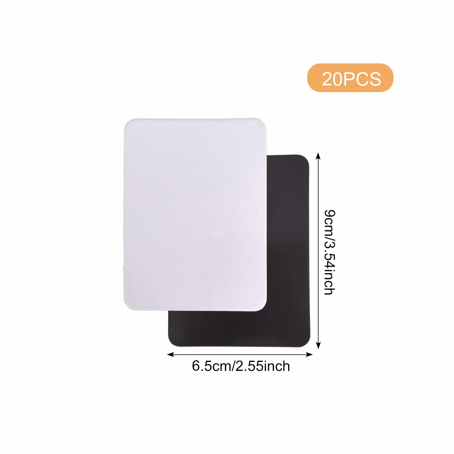 20 Pezzi Magneti da Frigorifero, Sublimazione in Bianco, Magnete Frigo Personalizzabile, Magnete Potente Frigo, per Frigorifero, Lavagna, Cucina Casa, Decorazione da Parete Fai-da-te (6,5 X 9 cm)