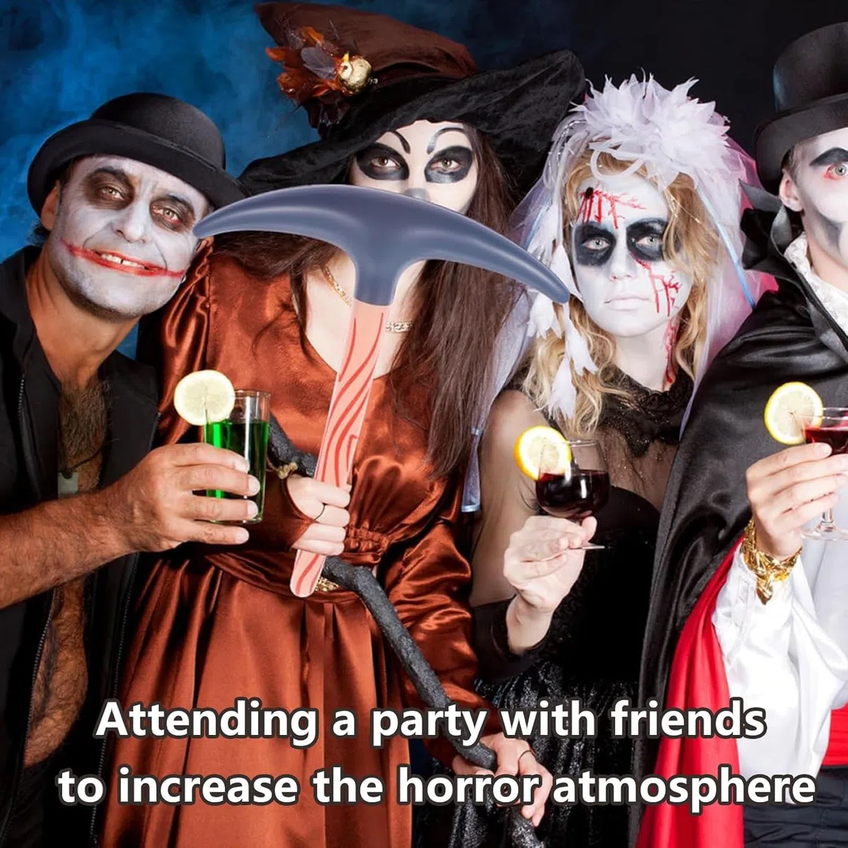 4 picconi gonfiabili per carnevale, picconi gonfiabili, giocattoli per carnevale, accessori in PVC, per cosplay