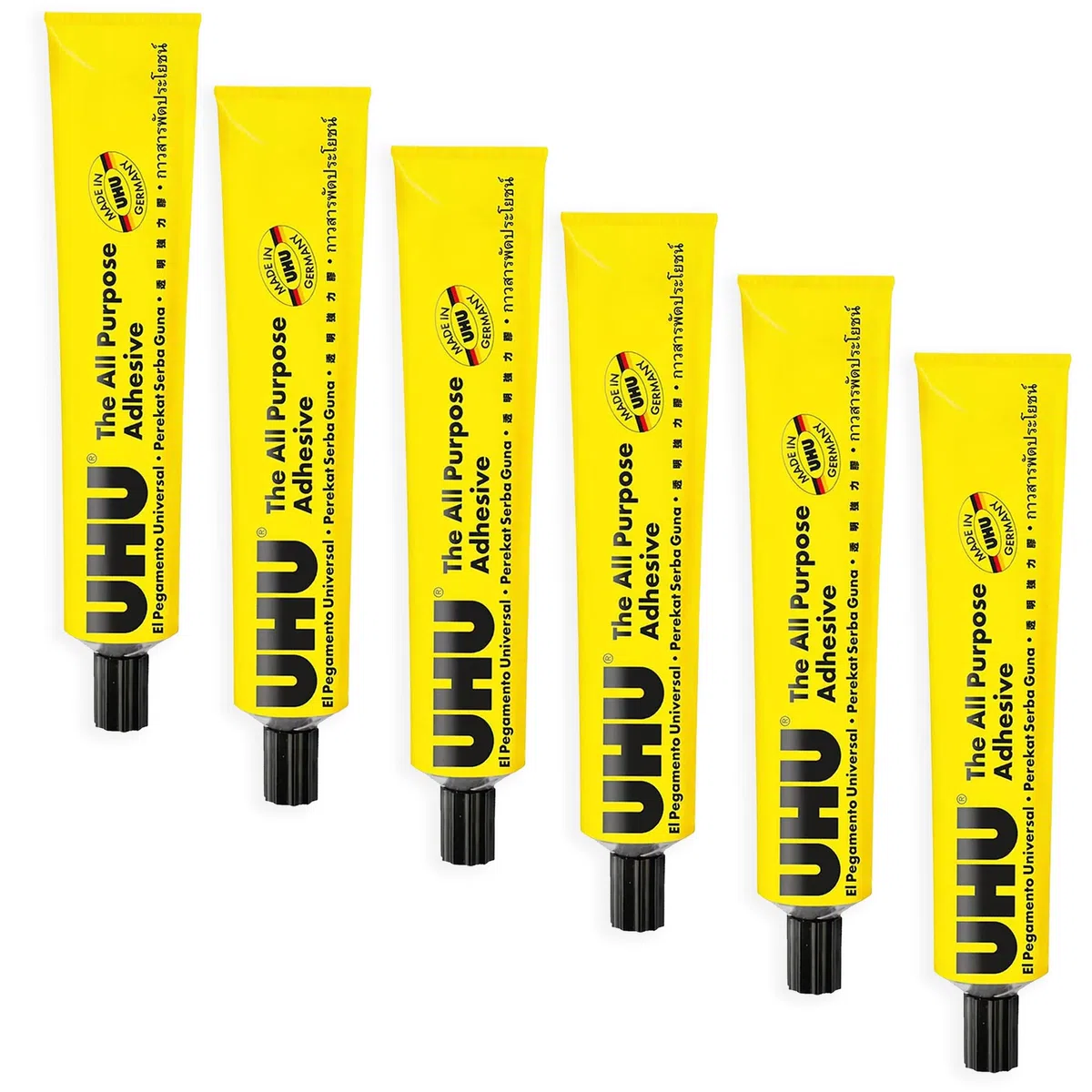UHU Colla multiuso - 60 ml - Confezione da 6 tubetti