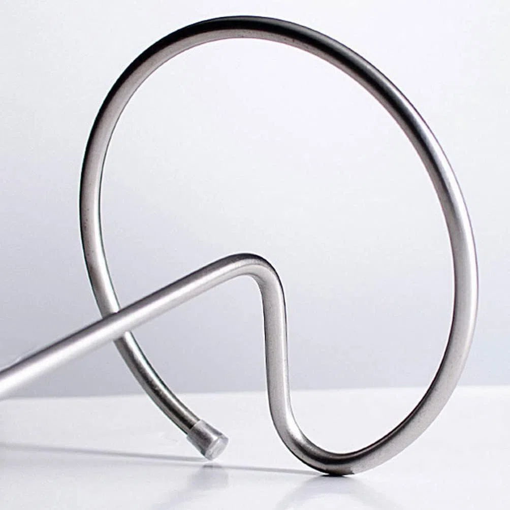 2 Pezzi Stendino per Decanter per Vino in Acciaio Inossidabile/Portabottiglie per Champagne/Contenitore Versatore per Vino Capovolto Supporto per Asciugatura/per Accessori per Uso Domestico in Cucina
