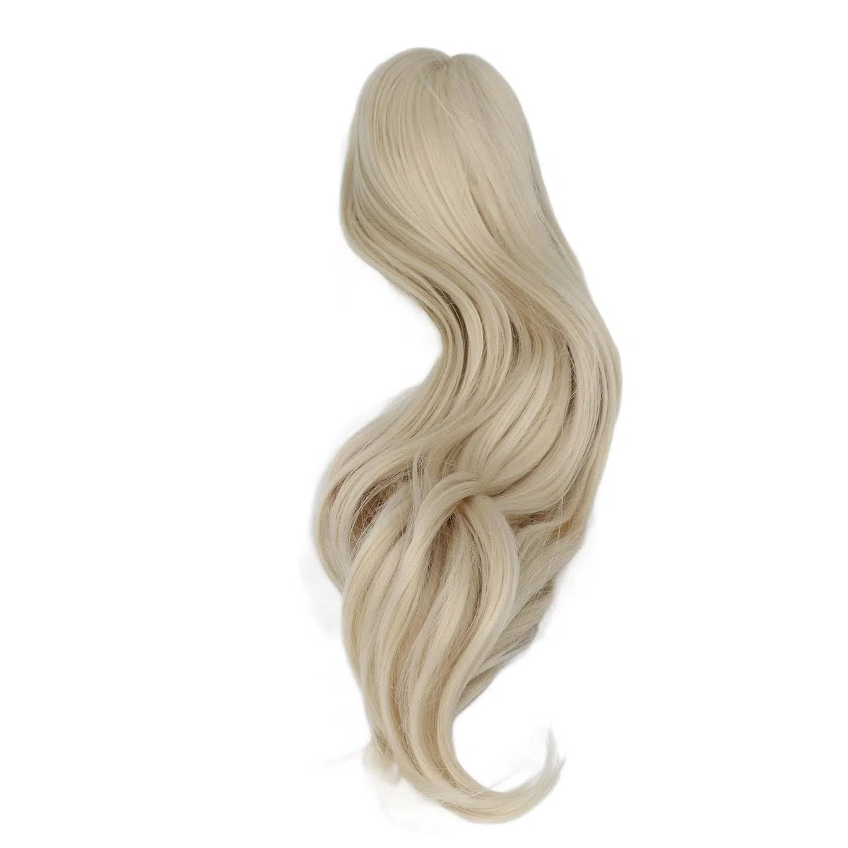Parrucca da Bambola Lunga e Riccia, Capelli da Bambola Snodati a 1/3, Cuoio Capelluto Reale di Seta Morbida, Stili Personalizzabili, Abbigliamento Comodo, per Circonferenza della