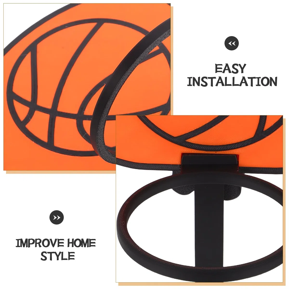 BESPORTBLE Mini Contenitore da Basket in Plastica Arancione per Cestino della Spazzatura, Design Raffinato, per Impiego Interno in Casa e Ufficio
