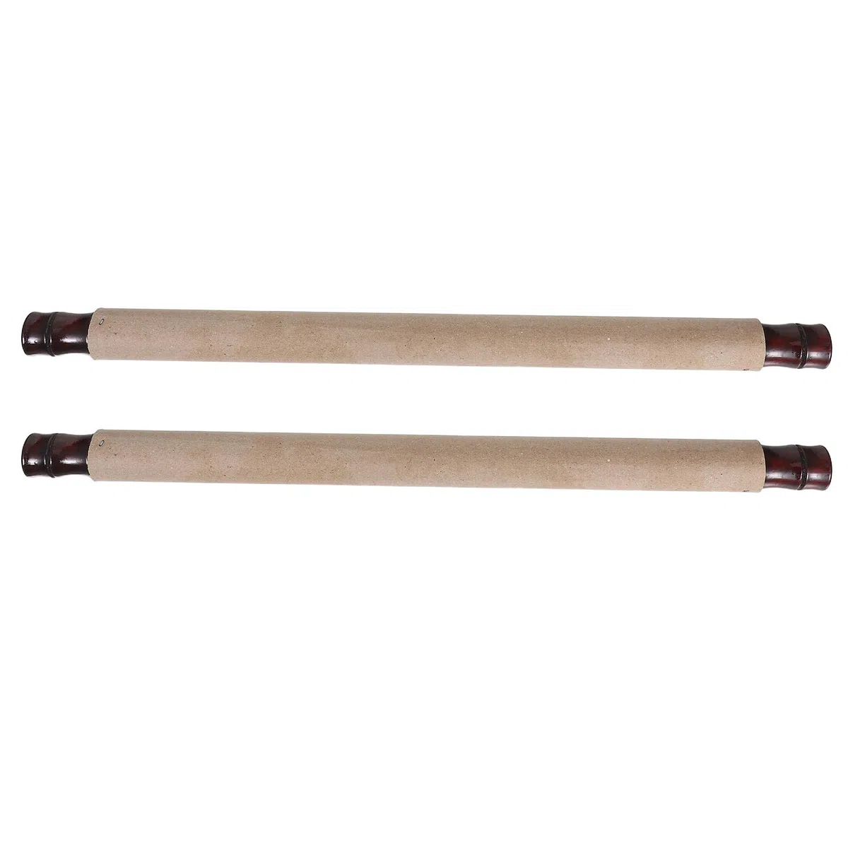 2pezzi Bacchette in Legno per Calligrafia e Pittura con Testa Asta, Accessori per Montaggio Conveniente di Dipinti e Poster, Design Elegante per Uso Domestico
