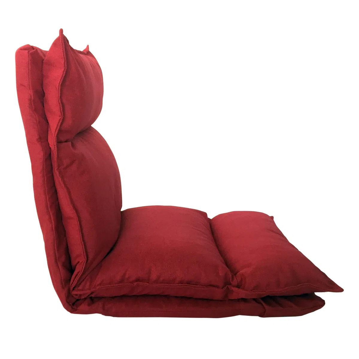 Rebecca Mobili Seduta Futon, Poltrona Yoga, Poliestere Metallo, Riposo Salotto Veranda - Misure 70 x 56 x 70 cm (HxLxP) - Art. RE6199