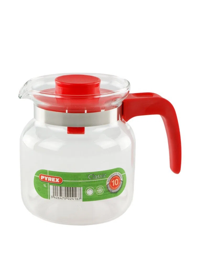 International Cookware PYREX 711A Bricco, Vetro, Trasparente, 21 x 21 x 3.6 cm