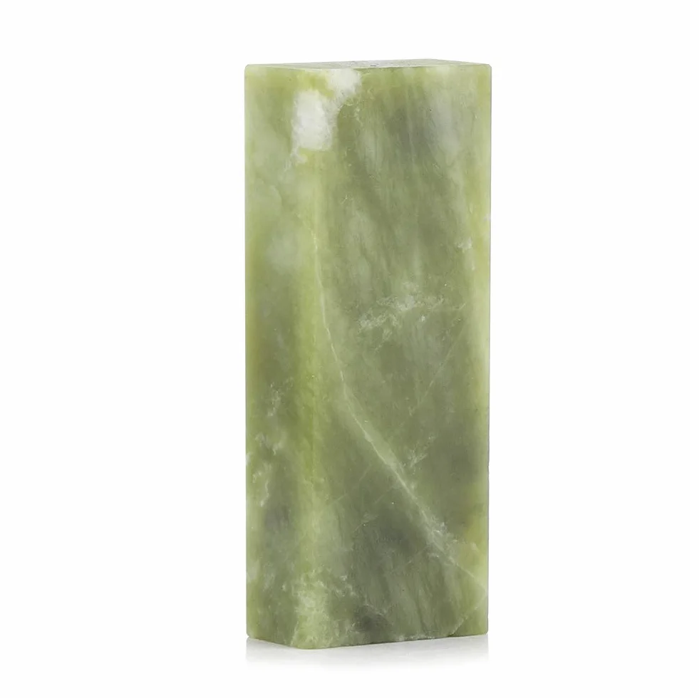 Affilacoltelli olio pietra cote 10000# 80000#, specchio lucidante, 50x20x10mm (Giada verde 10000 Mesh)