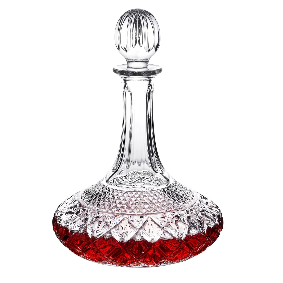 Decanter per vino in cristallo con tappo - Top vino rosso caraffa caraffa con scatola di lusso. Elegante regalo per uomo/donna