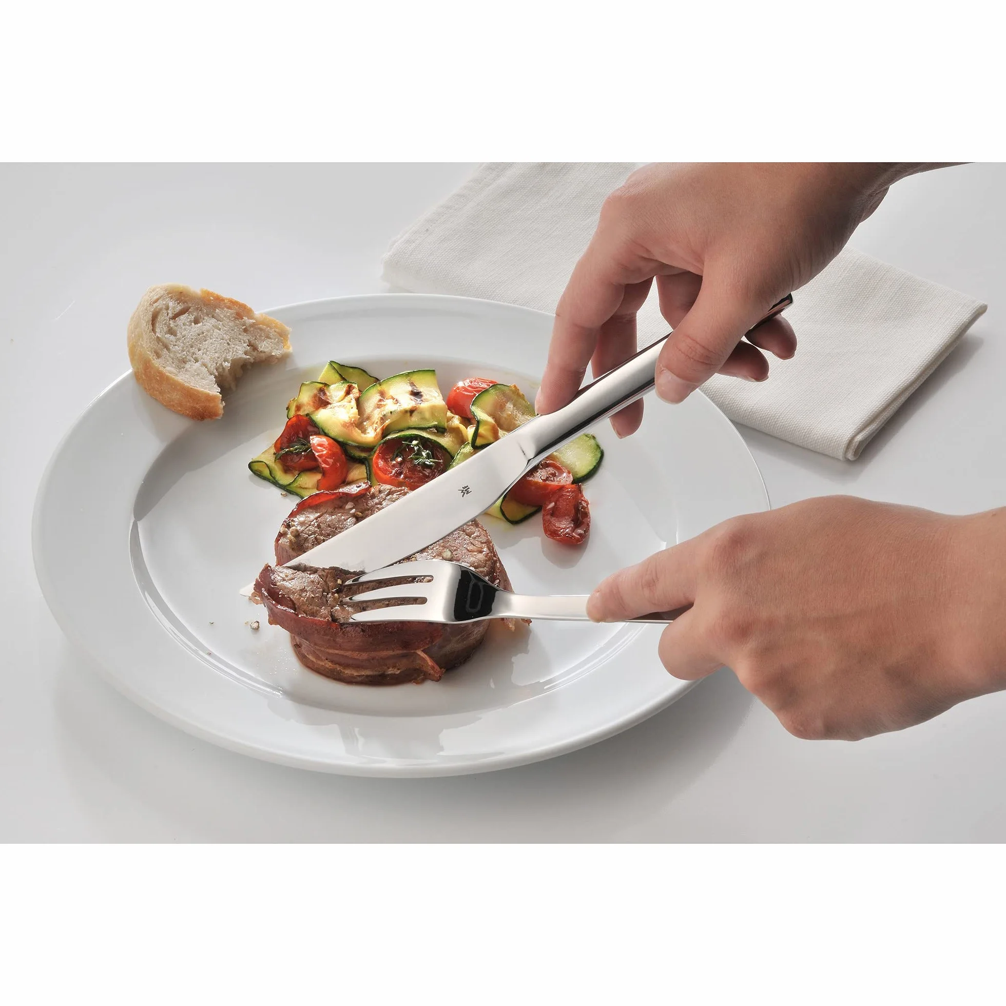 WMF Cromargan Nuova Posate da Bistecca, Argento, Pezzi