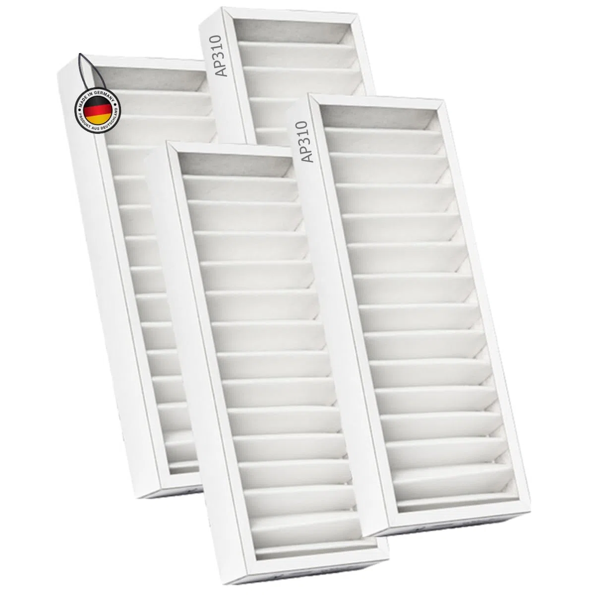 Tops Filtro per Pluggit AP310 | 4 filtri Pluggit G4 | Pluggit Filter AP310 | Sostituisce originale Pluggit APFG4-310 | Sistema di ventilazione KWL | 4 filtri G4 159 x 412 x 46 mm
