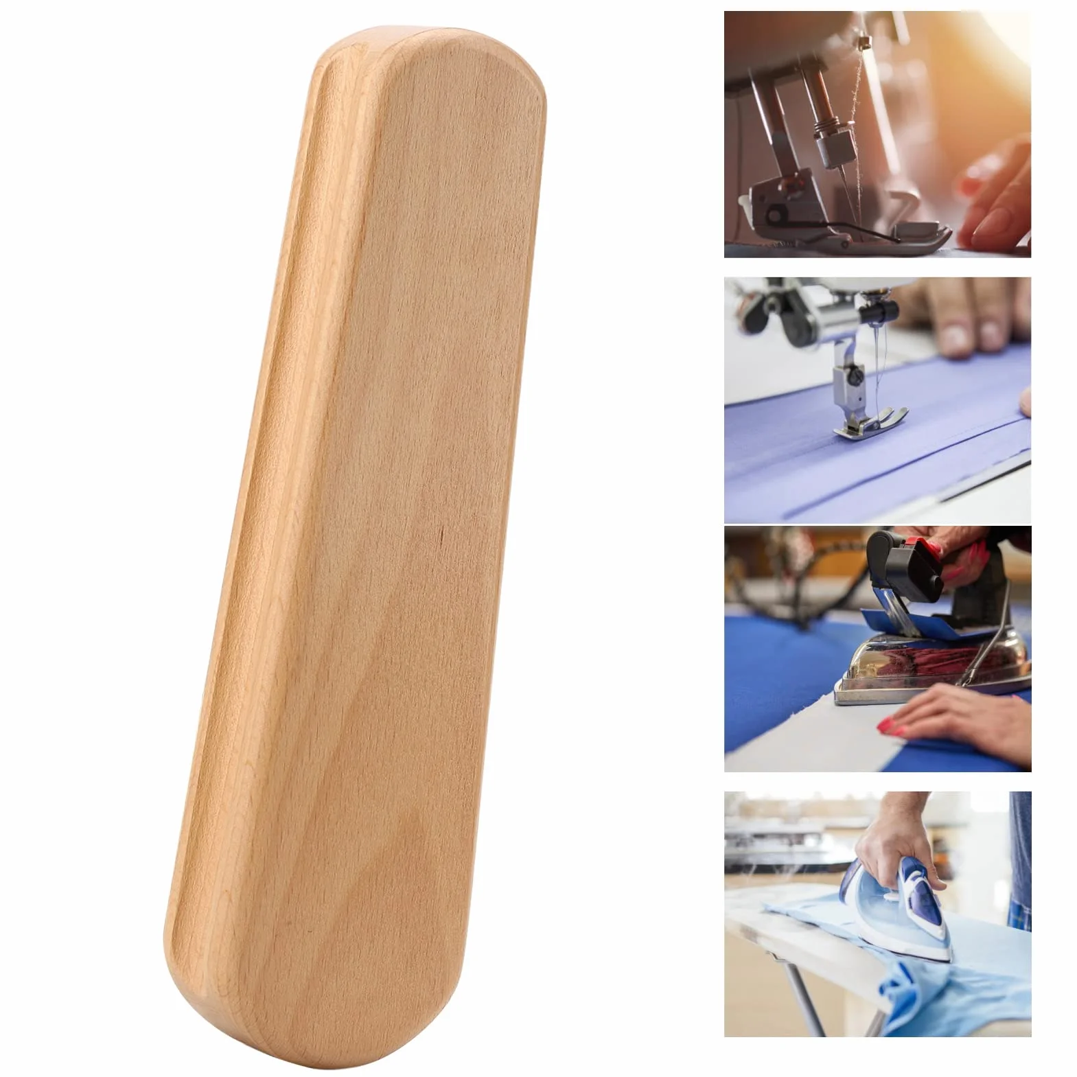 Tailor Clapper Safe, Multifunzione in Legno di Faggio Eco Friendly Quilters per Abbigliamento Rughe